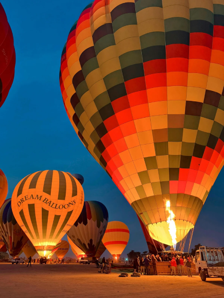 Aswan to Luxor Tour- Hot air ballone